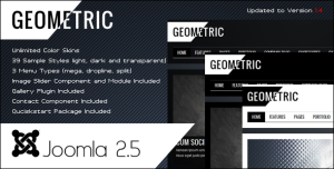 GEOMETRIC - Creative Joomla1.6 Theme