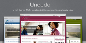 Uneedo - Responsive JomSocial Ready Joomla Template